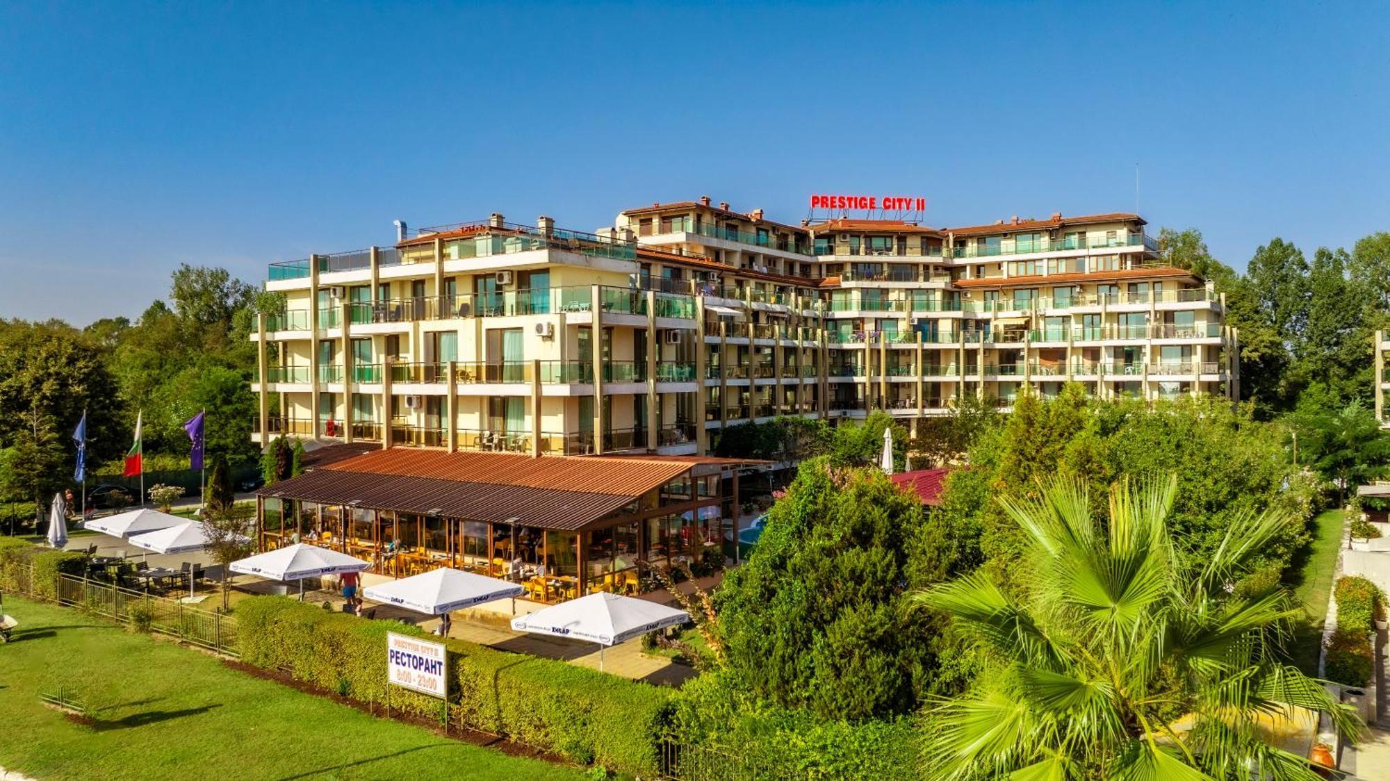 Aparthotel Hotel Prestige City II Primorsko Buitenkant foto