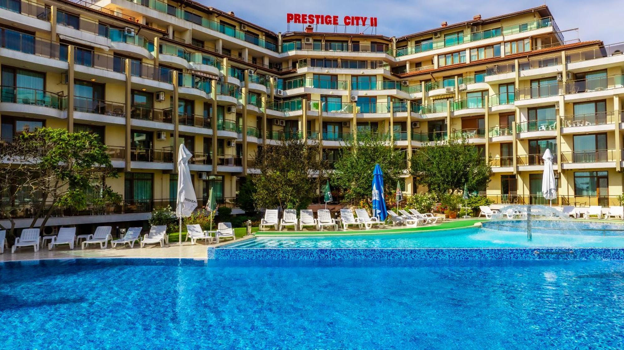 Aparthotel Hotel Prestige City II Primorsko Buitenkant foto