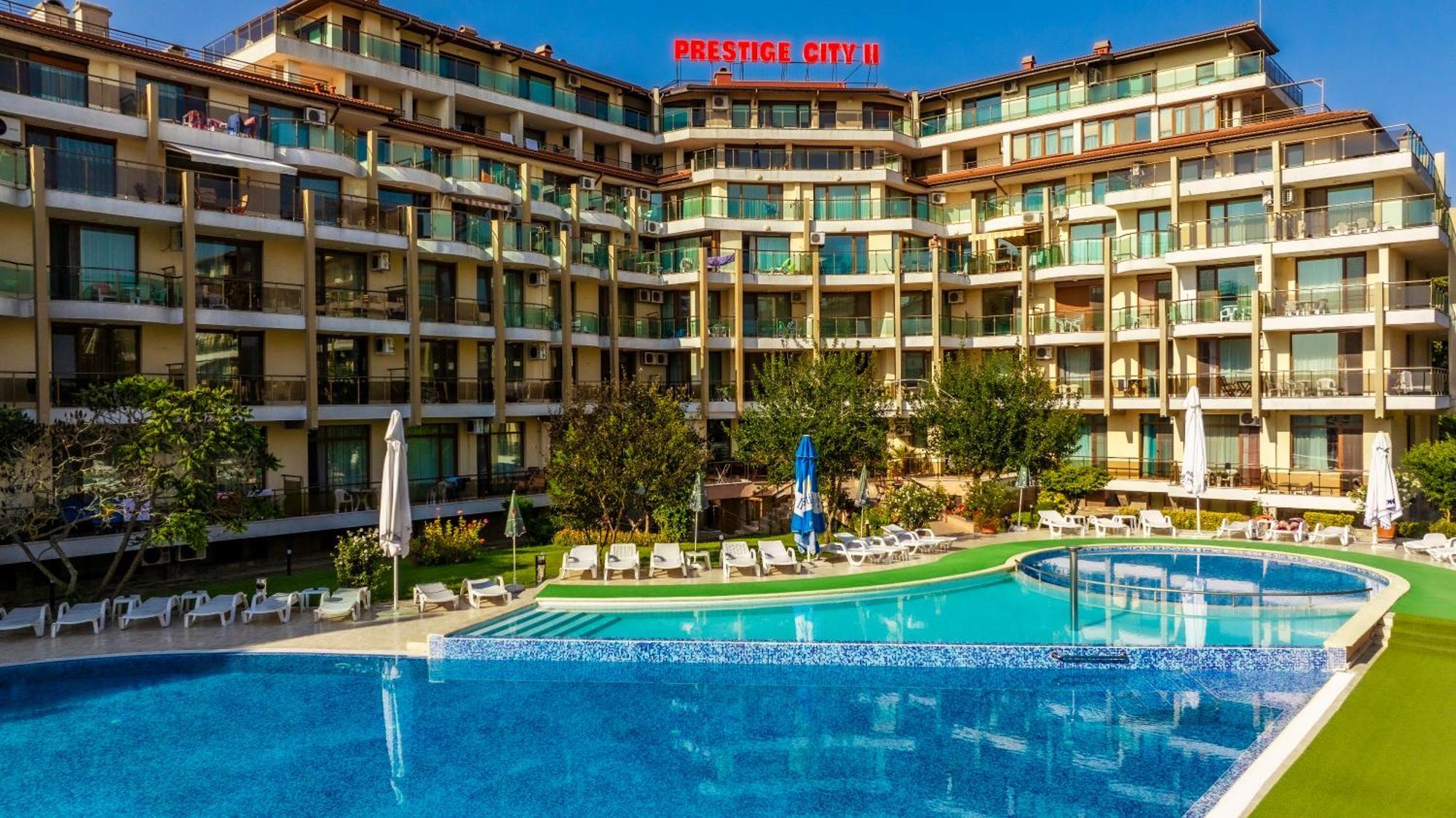 Aparthotel Hotel Prestige City II Primorsko Buitenkant foto