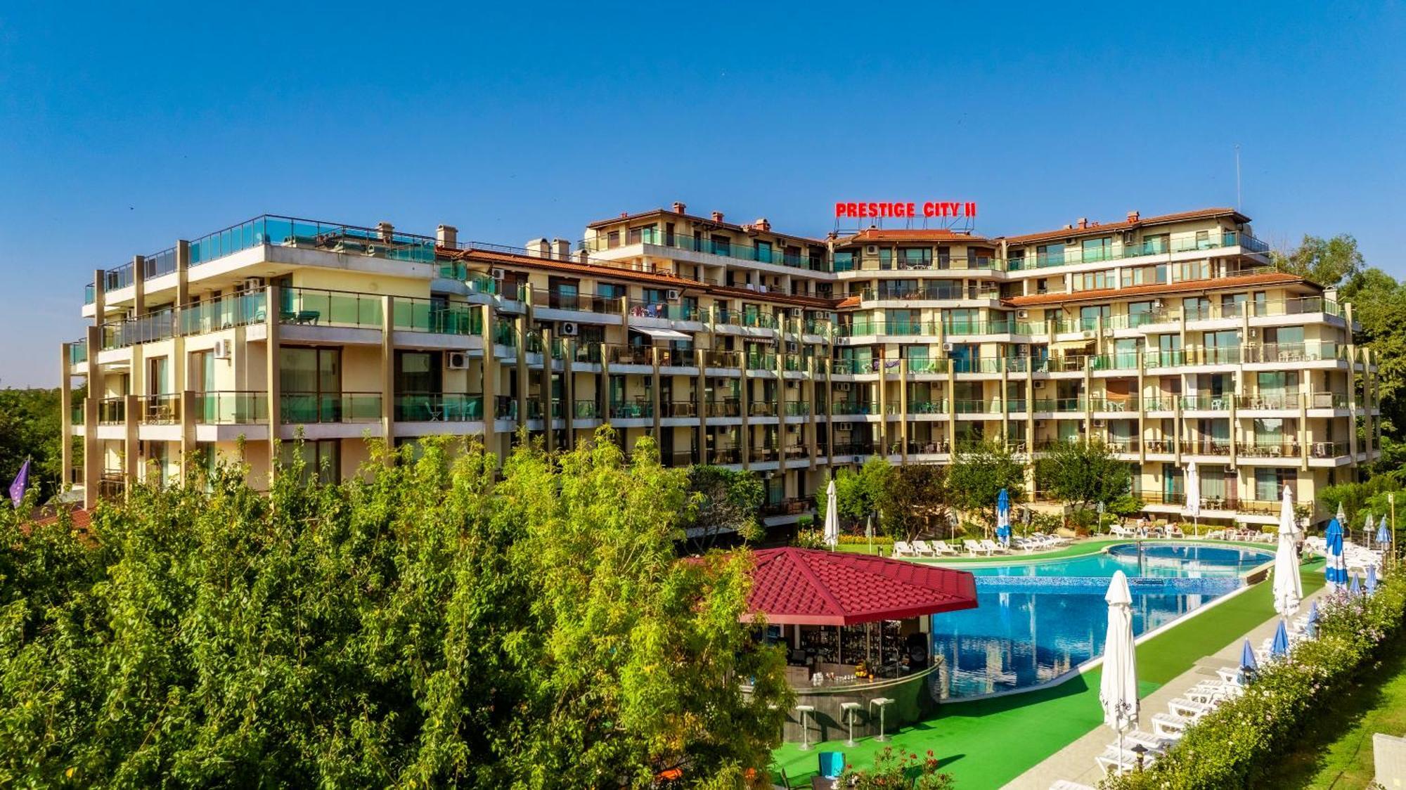 Aparthotel Hotel Prestige City II Primorsko Buitenkant foto
