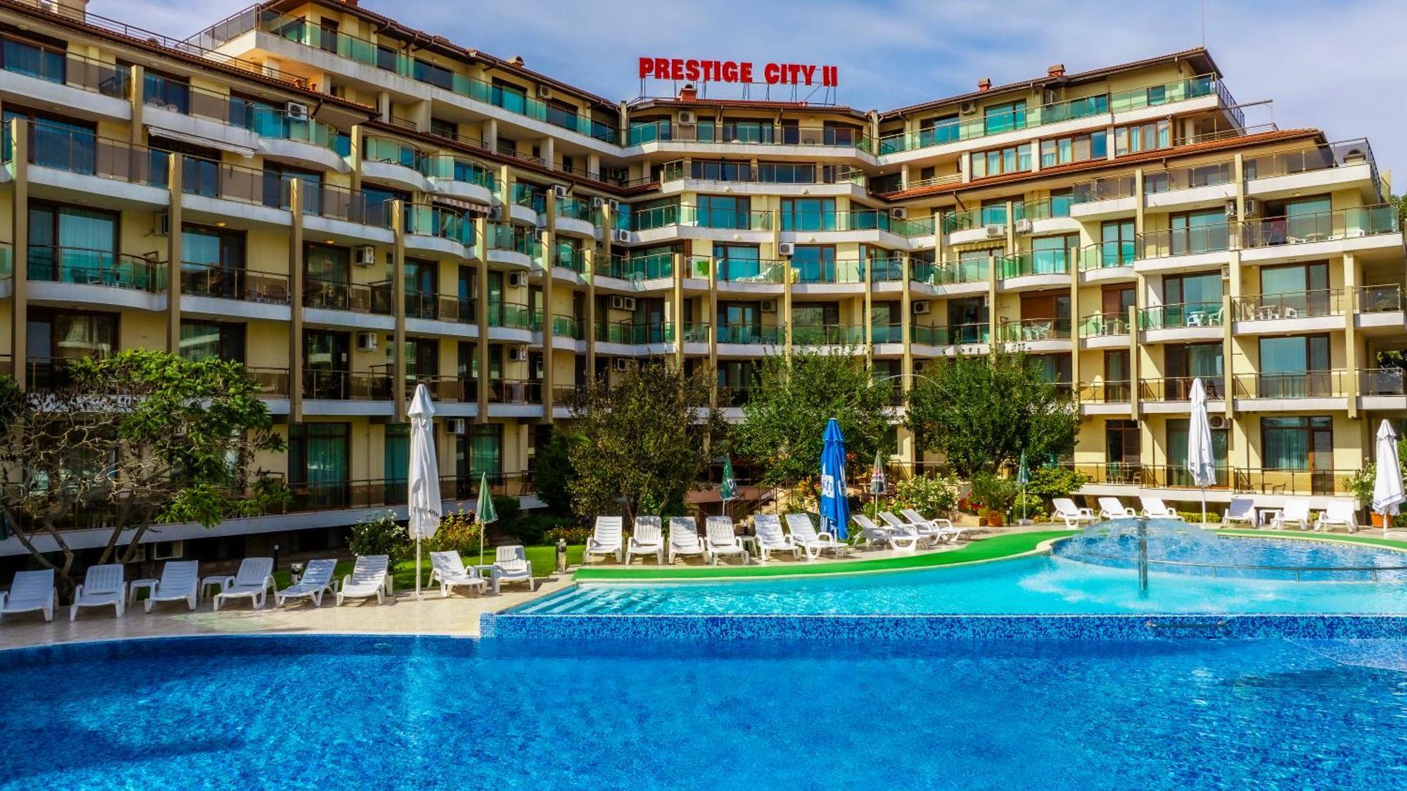 Aparthotel Hotel Prestige City II Primorsko Buitenkant foto