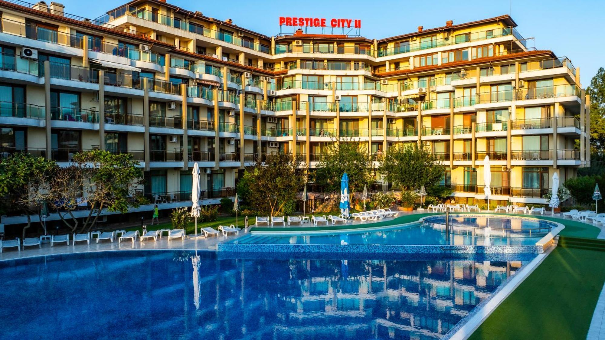 Aparthotel Hotel Prestige City II Primorsko Buitenkant foto
