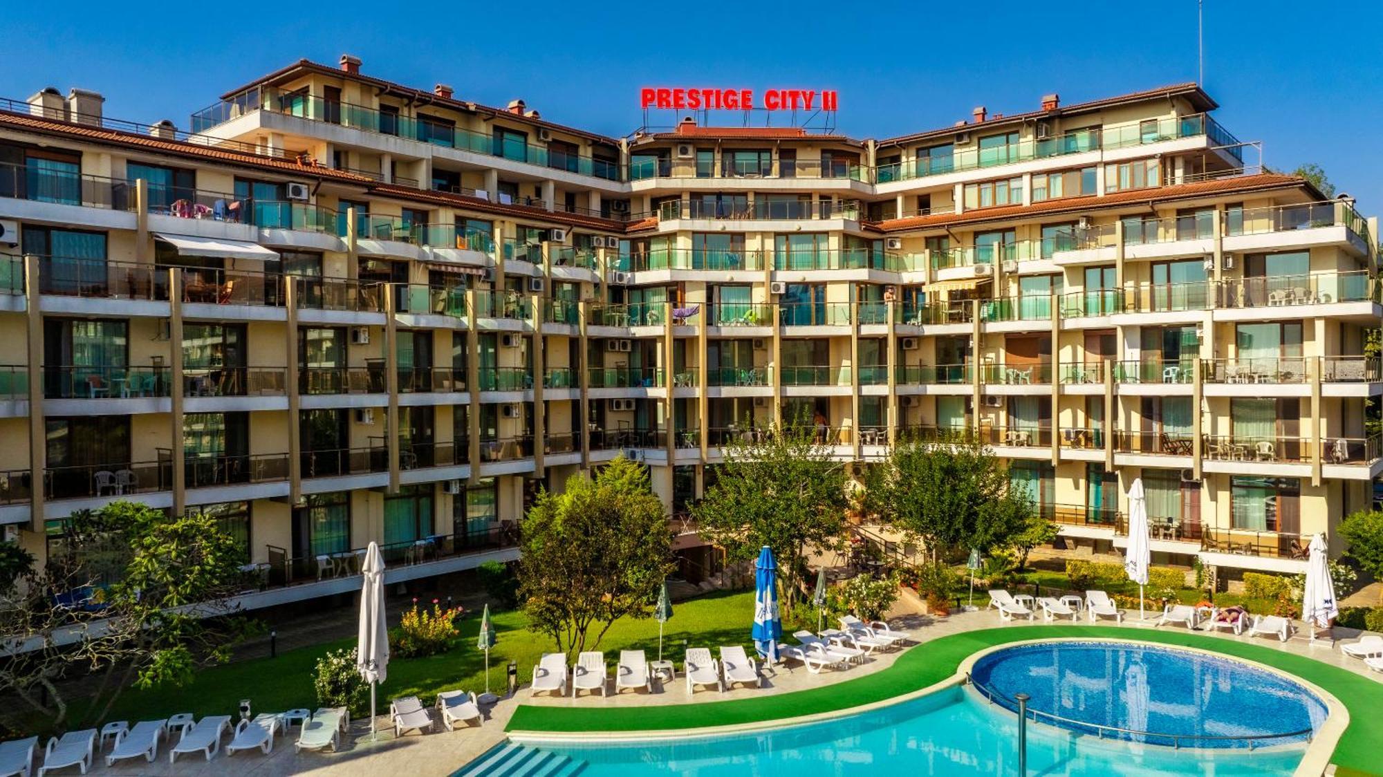 Aparthotel Hotel Prestige City II Primorsko Buitenkant foto