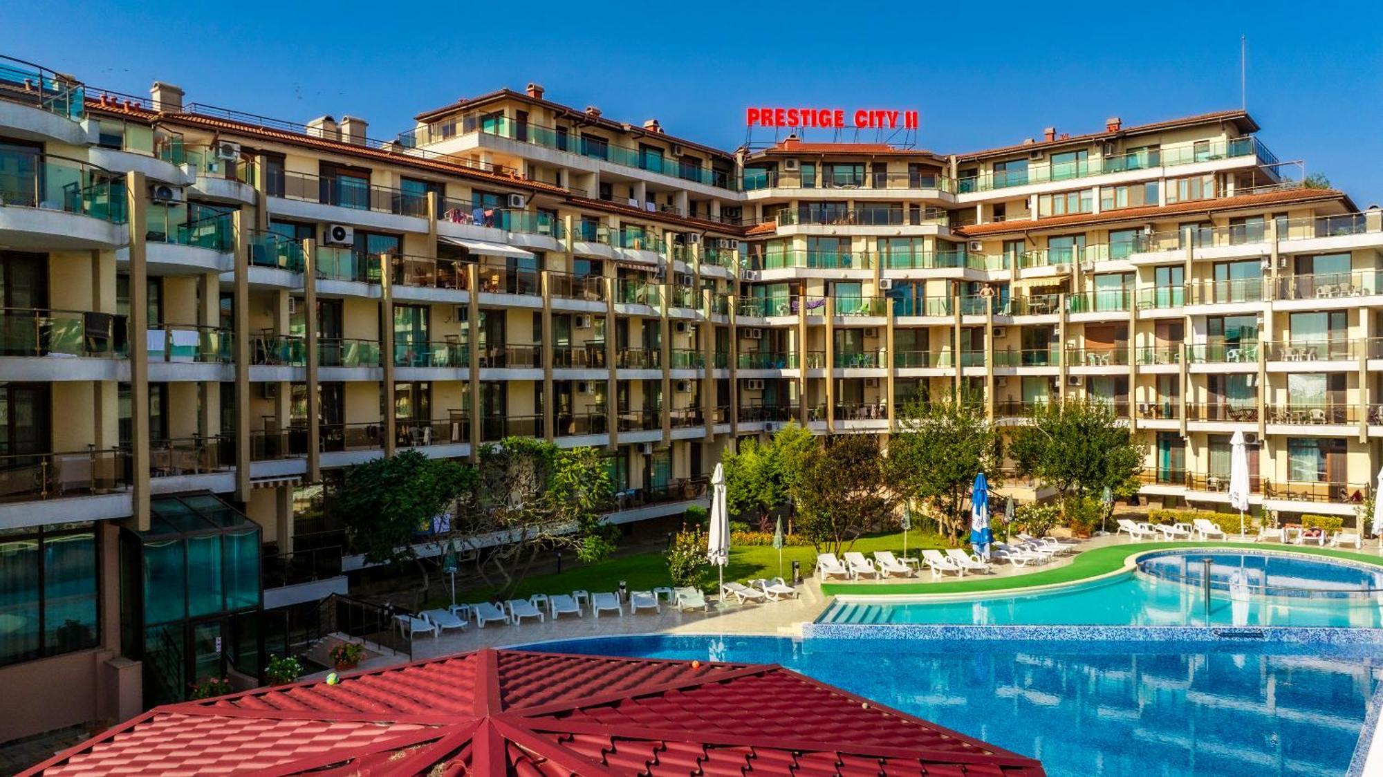 Aparthotel Hotel Prestige City II Primorsko Buitenkant foto