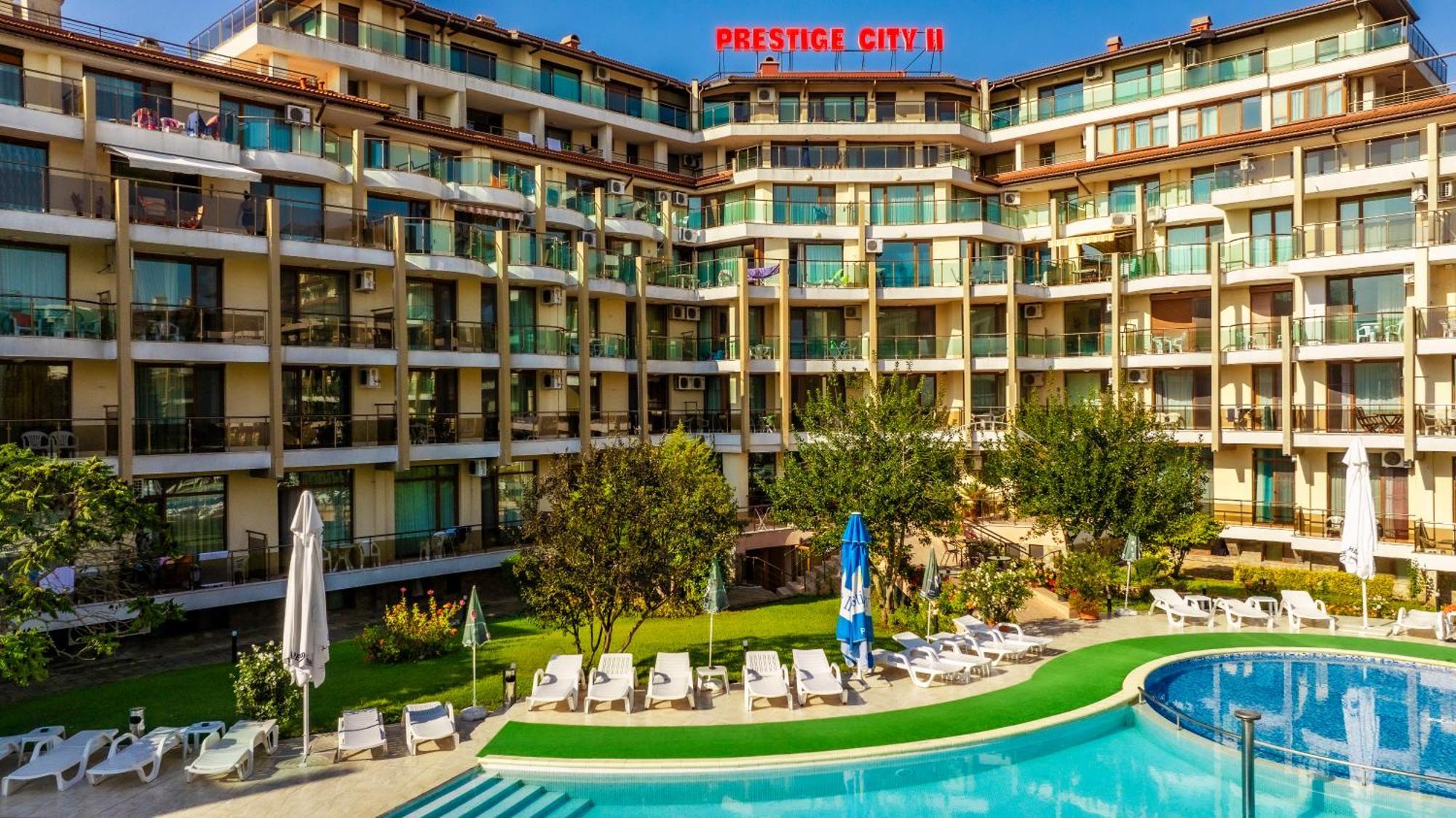 Aparthotel Hotel Prestige City II Primorsko Buitenkant foto